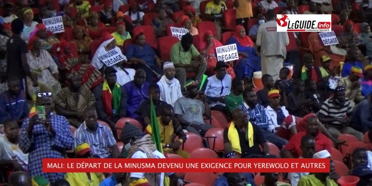 MALI: le départ de la MINUSMA devenu une exigence pour YEREWOLO et autres 1 minusma
