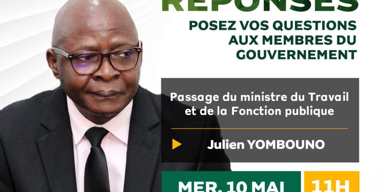 Parlement: voici le questionnaire qui attend le ministre du travail et de la fonction publique au CNT 1 JULIEN YOMBOUNO