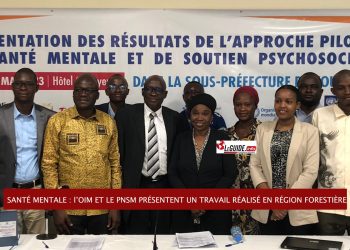 SANTÉ MENTALE : l’OIM et le PNSM présentent un travail réalisé en région forestière 