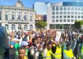 Belgique : Des Guinéens manifestent à la place de Luxembourg pour un retour à l&rsquo;ordre constitutionnel