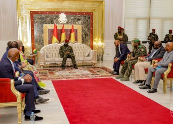 Économie : une mission de la Banque Mondiale reçu par le Colonel Mamadi Doumbouya