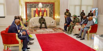 Économie : une mission de la Banque Mondiale reçu par le Colonel Mamadi Doumbouya