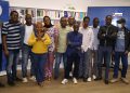 Des journalistes au centre americain