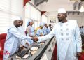 Le président de la république, Mamadi Doumbouya et Mory CONDÉ, ancien Ministre de l'Emploi, du Travail et de la Protection sociale