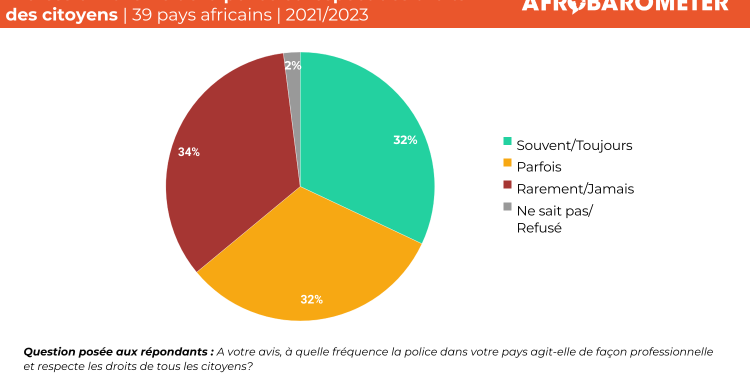 Afrique : ce que les citoyens pensent de leurs forces de police (enquête Afrobarometer) 1 PAP on police revised