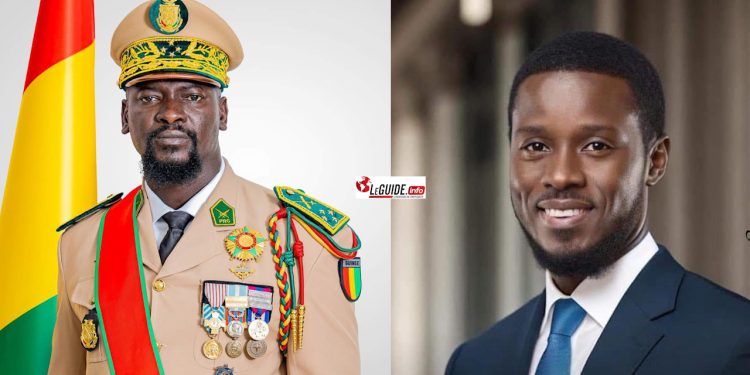 Mamadi Doumbouya aussi félicite Diomaye Faye : « J’ai hâte de collaborer avec vous ! » 1 MD ET BDF