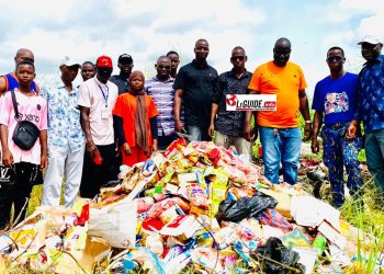 Contrôle qualité : un important lot des produits périmés incinérés à Sangarédi