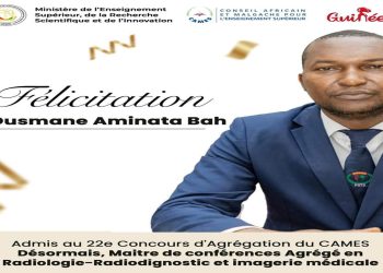 Santé : voici le parcours du premier militaire guinéen agrégé en médecine