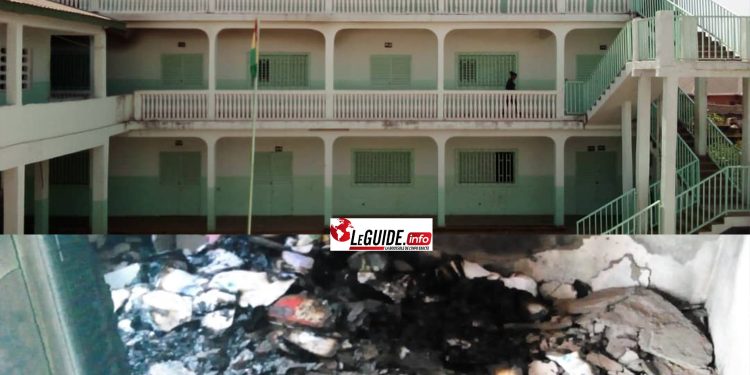 Kankan : incendie ‘’criminel’’ au Groupe Scolaire Privé Arc-En-Ciel 1 Kankan : incendie ‘’criminel’’ au Groupe Scolaire Privé Arc-En-Ciel