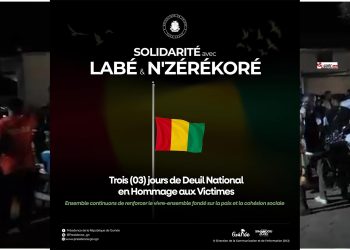 Tragédie de N’zérékoré : enfin le gouvernement décrète trois jours de deuil national