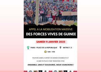 Retour à l’ordre constitutionnel : les Forces Vives de Guinée (France), projette une manifestation 
