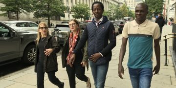 Habib Marouane Camara et Alpha Abdoulaye Diallo quelques part aux États-Unis