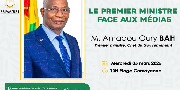 Politique : le PM Bah Oury annonce une conférence de presse à Conakry 1 Politique : le PM Bah Oury annonce une conférence de presse à Conakry