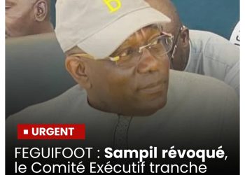 FEGUIFOOT : Sampil révoqué, le Comité Exécutif tranche malgré les pressions