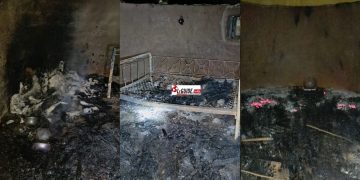 Sangarédi (Boulléré) : un feu mystérieux ravage plusieurs cases causant des dégâts énormes !