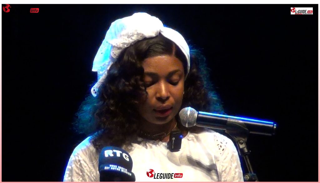 Fatoumata Sylla representante de ladministratrice generale de la fondation orange Guinee