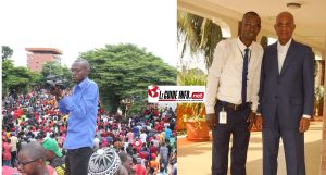Amadou Dioulde Diallo nouveau responsable du service digital a lUFDG avec son president Cellou Dalein Diallo
