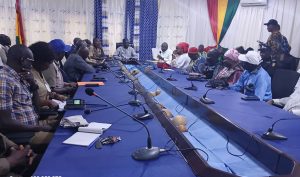 Ceremonie dinstallation du directeur regional des elections a Kankan