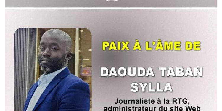 Décès du journaliste Daouda Taban Sylla : les hommages se multiplient