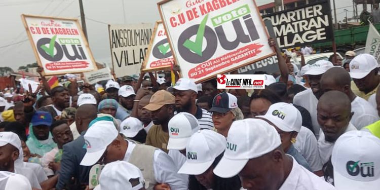 Kagbelen : forte mobilisation en faveur du projet de nouvelle Constitution 1 Kagbelen : forte mobilisation en faveur du projet de nouvelle Constitution