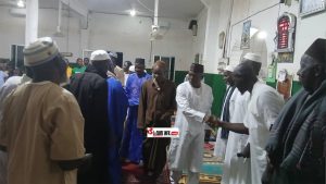 Religion : Célébration du Maouloud à Kouroussa ! 2 President de la delegation speciale de Kouroussa cominie avec les fideles musulmans