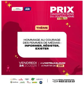 8ème Édition du Prix Hadiatou Sow du Journalisme : voici un important communiqué de (AFEM) ! 2 Communique de presse de AFEM