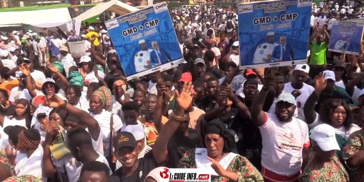 Présidentielle 2025 : Démonstration de force de la CMP pour Mamadi Doumbouya à Conakry