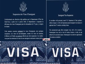 Suspension des visas dImmigration