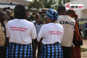 Accueil de la délégation ministérielle à l’hôpital préfectoral de Dubréka