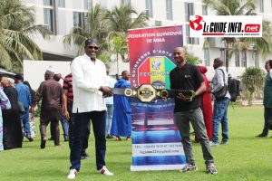 Ibrahima Kalil Touré, président de la Fédération Guinéenne de MMA et Abdoulaye Baldé, Directeur Technique, Gestion des Finances & Ressources Humaines.