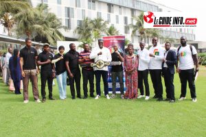 Des membres la fédération MMA Guinée, ceux d'AFL et du Ministère des Sports