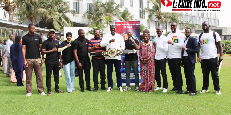 Des membres la fédération MMA Guinée, ceux d'AFL et du Ministère des Sports