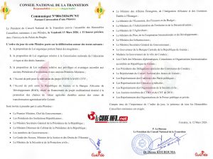 Communique No 006 de 2026