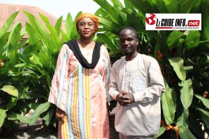 Fatouma Hervé Cissé, DRH de TOPAZ et Mamoudou Boulléré Diallo, journaliste