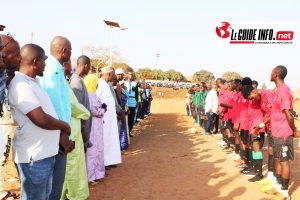 COUP D'ENVOI DU MATCH CARICATIF DE L'AJRAK