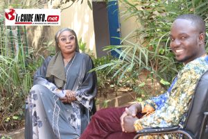Marie-Thèrese Gbanamou (DPEA)DUBRÉKA) et Mamoudou Boulléré Diallo (Journaliste)
