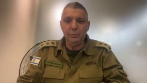 Le Colonel Olivier Rafowicz, porte-parole de l'armée isralienne 