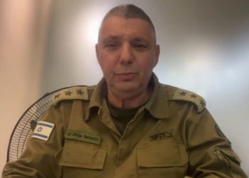 Le Colonel Olivier Rafowicz, porte-parole de l'armée isralienne