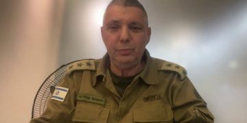 Le Colonel Olivier Rafowicz, porte-parole de l'armée isralienne