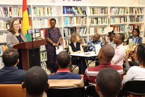 Mary Daschbach, chargée d’affaires de l’ambassade des États-Unis en Guinée 