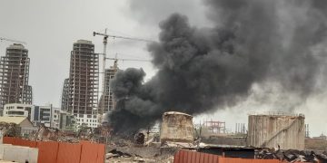 Alerte incendie à Kaloum – Zone bouclée !