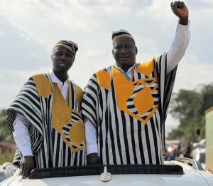M. Haba dans les rues de N'Zérékoré 