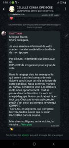 Boké : le SAF de la DPE appelle les enseignants à « maîtriser » les bureaux de vote—Une déclaration qui fait scandale 2 IMG 20260528 WA0099