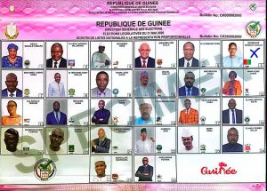 L’Union pour un Mouvement Populaire (UMP) a tenu, ce samedi 16 mai à Conakry, un grand meeting de campagne marqué par une forte mobilisation populaire. 6 Spécimen de vote