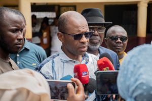 Lambangny : Abdoulaye Yéro Baldé (FRONDEG) vote et dénonce des anomalies 3 Abdoulaye Yéro Baldé, président du FRONDEG