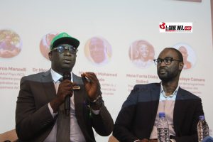 Le Crédit Rural de Guinée : une microfinance née du terrain (témoignage) 2 Mohamed Sékou Condé, le Directeur Commercial de Crédit Rural de Guinée et le Dr Mountaga Keita, DG Tulip