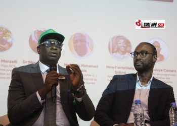 Mohamed Sékou Condé, le Directeur Commercial de Crédit Rural de Guinée et le Dr Mountaga Keita, DG Tulip