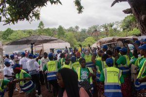 Des femmes de la coopérative HYDROFEM fêtent leur succès 