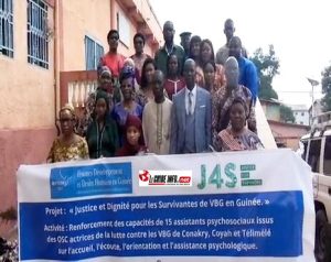 Kindia : lancement du projet "Justice et dignité pour les survivantes de VBG"