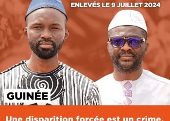 À l’occasion du 2ᵉ triste anniversaire de la disparition forcée d’Oumar Sylla, dit Foniké Menguè, Coordinateur national du FNDC, et de Mamadou Billo Bah, Coordinateur de Tournons La Page TLP-Guinée